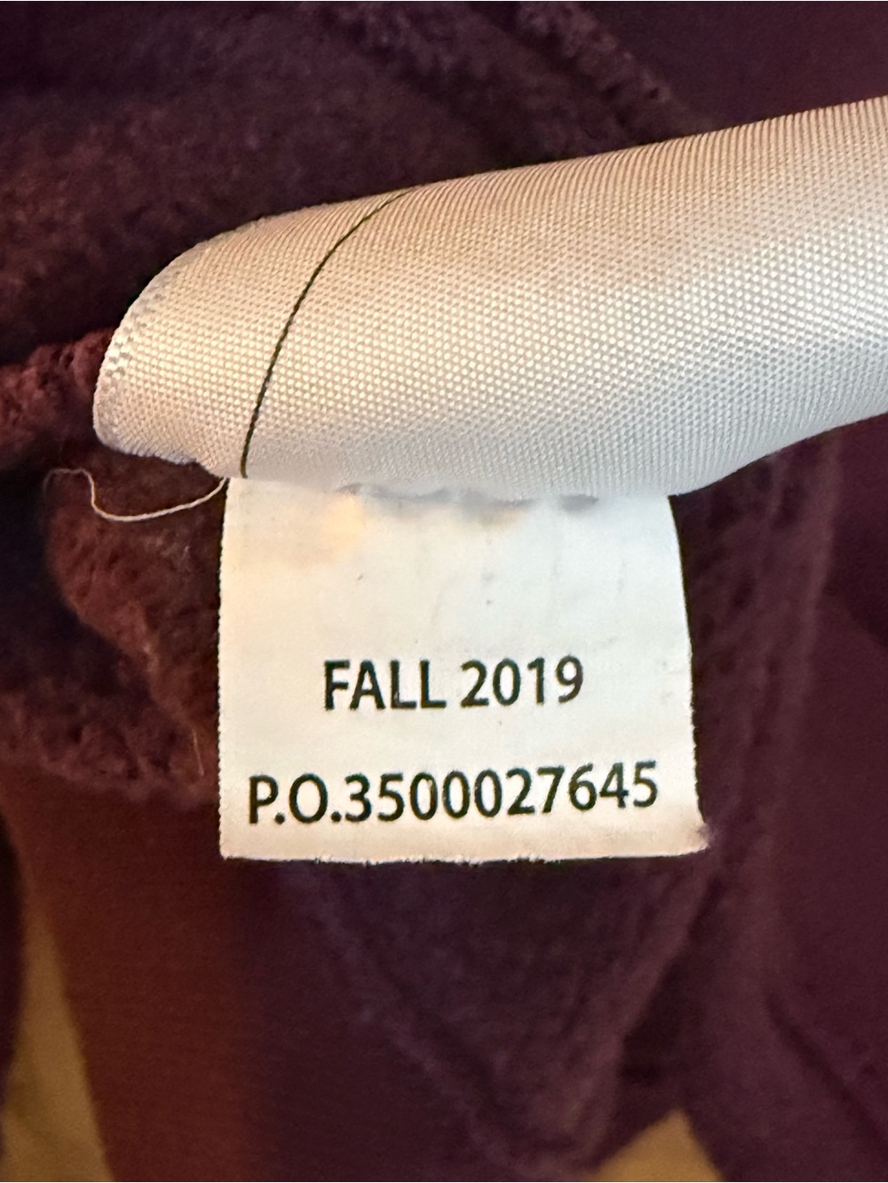 Carhartt Women’s L Relaxed Fit Burgundy Pullover Hoodie Sweatshirt 102790 - Picture 6 of 6